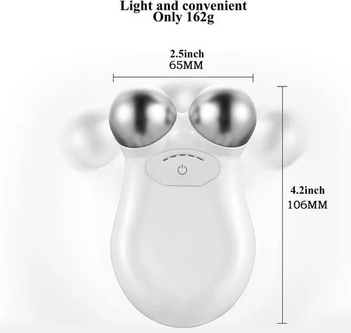 Microcurrent Facial Device,Enhances the Ability to Lift the Face and Tighten the Skin,Facial Wrinkle Equipment，White
